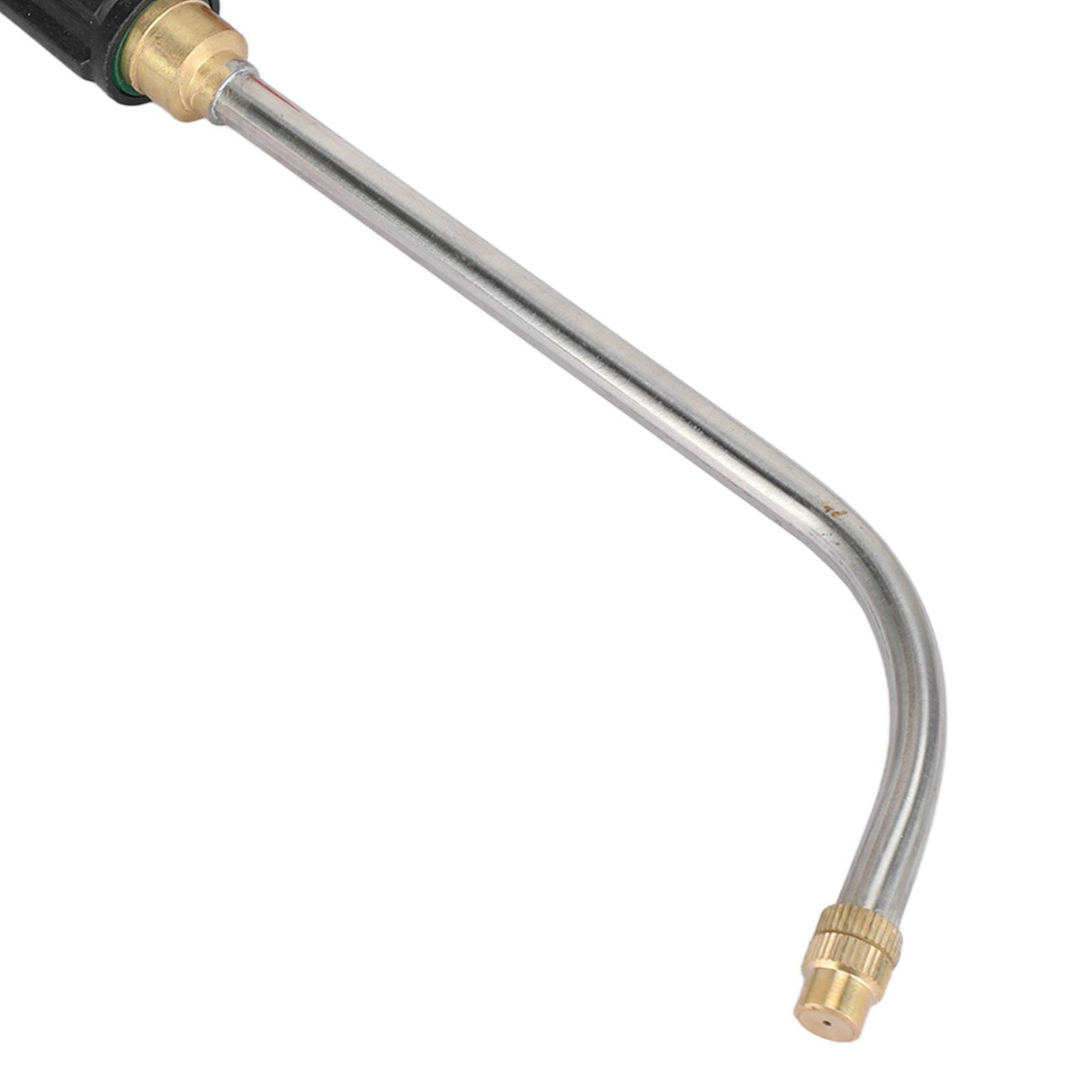 Garden Watering Wand G3/8 External Thread Agricultural Spray Rod with Curved Nozzle Fine Atomization Adjustable Copper Nozzle