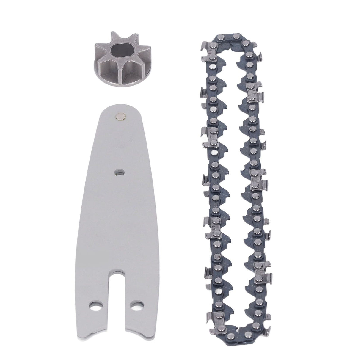 129mm Chainsaw Guide Plate Chain Sprocket Set Steel 4 Inch Mini Handheld Electric Pruning Saw