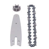 129mm Chainsaw Guide Plate Chain Sprocket Set Steel 4 Inch Mini Handheld Electric Pruning Saw