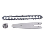 129mm Chainsaw Guide Plate Chain Sprocket Set Steel 4 Inch Mini Handheld Electric Pruning Saw