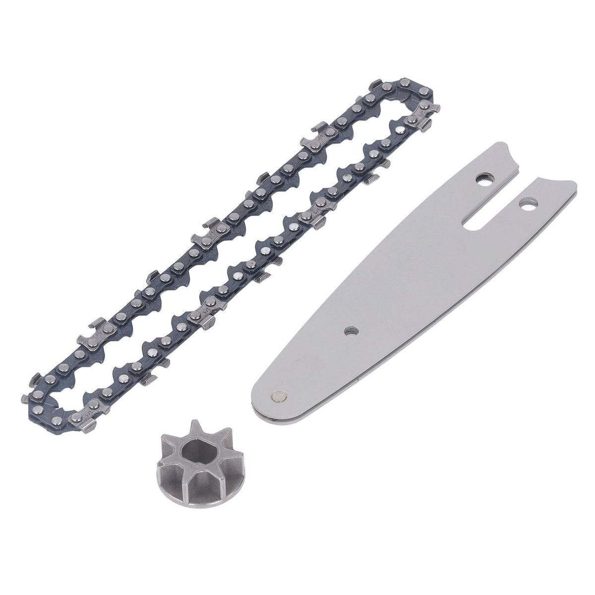 129mm Chainsaw Guide Plate Chain Sprocket Set Steel 4 Inch Mini Handheld Electric Pruning Saw