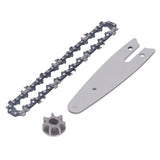 129mm Chainsaw Guide Plate Chain Sprocket Set Steel 4 Inch Mini Handheld Electric Pruning Saw