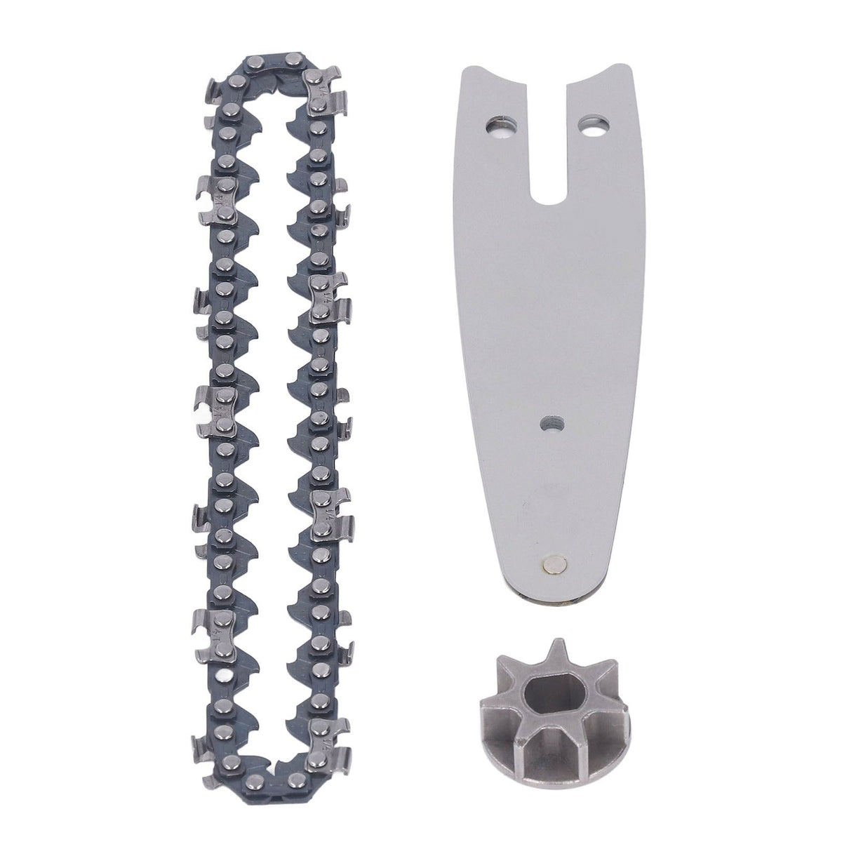 129mm Chainsaw Guide Plate Chain Sprocket Set Steel 4 Inch Mini Handheld Electric Pruning Saw