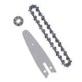 129mm Chainsaw Guide Plate Chain Sprocket Set Steel 4 Inch Mini Handheld Electric Pruning Saw - Extra Image