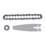 129mm Chainsaw Guide Plate Chain Sprocket Set Steel 4 Inch Mini Handheld Electric Pruning Saw