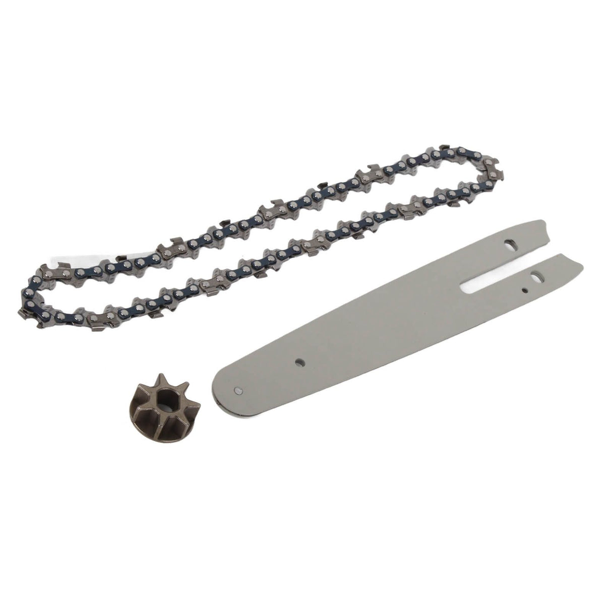 Chainsaw Chain Set Steel Sprocket 186mm Guide Plate 230mm Chain 6in Saw Replacement Accessories for Mini Electric Chainsaw