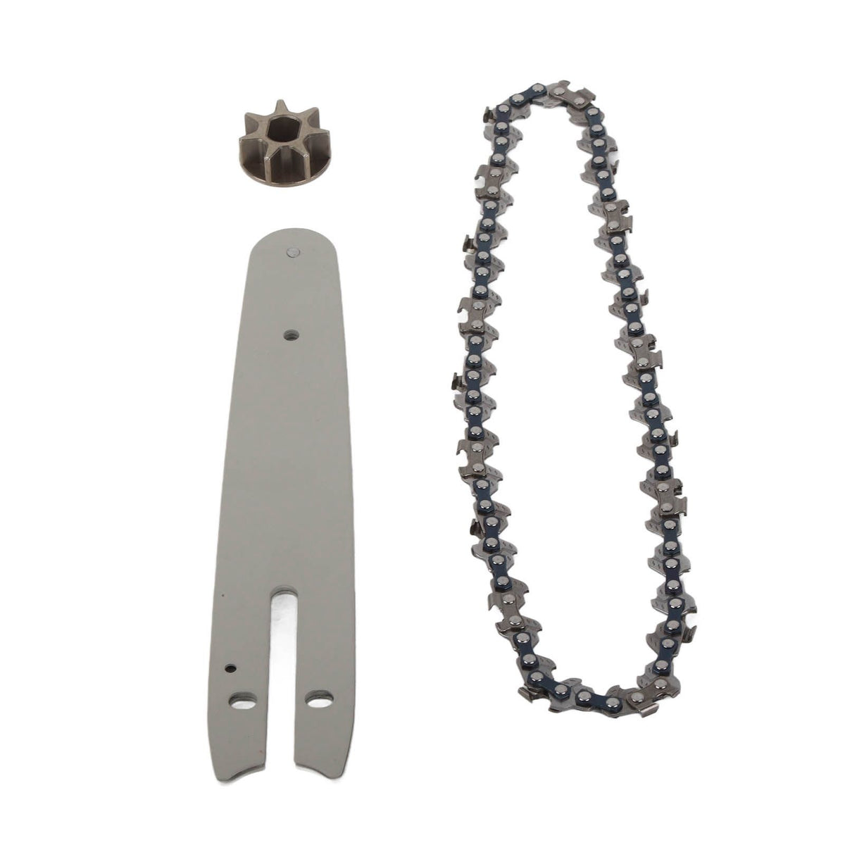 Chainsaw Chain Set Steel Sprocket 186mm Guide Plate 230mm Chain 6in Saw Replacement Accessories for Mini Electric Chainsaw