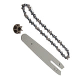 Chainsaw Chain Set Steel Sprocket 186mm Guide Plate 230mm Chain 6in Saw Replacement Accessories for Mini Electric Chainsaw - Extra Image