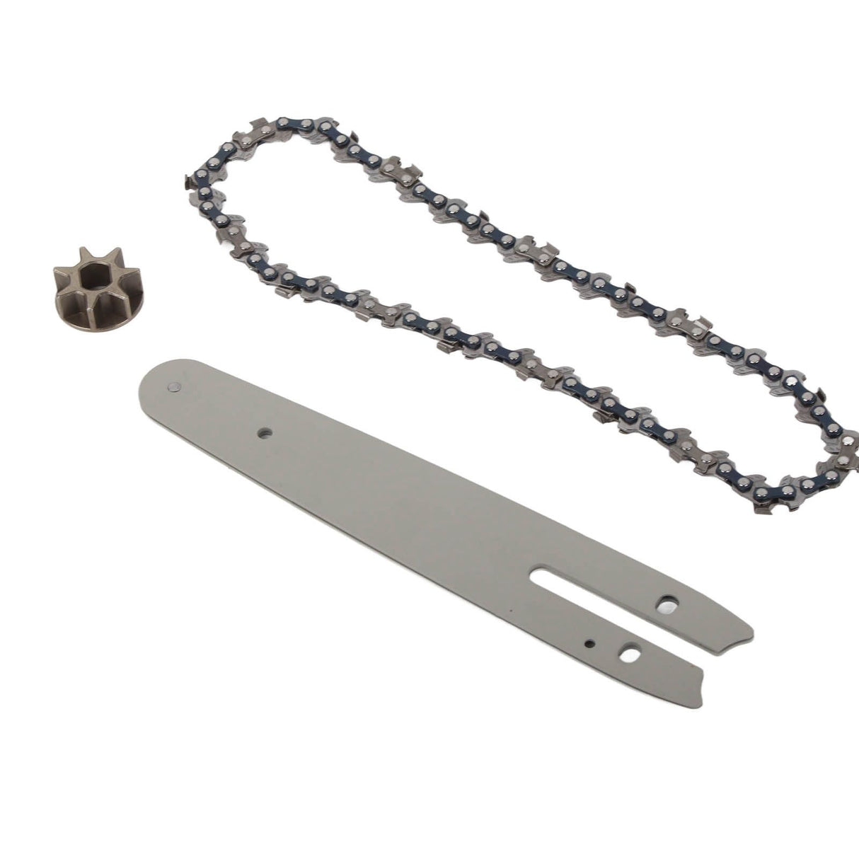 Chainsaw Chain Set Steel Sprocket 186mm Guide Plate 230mm Chain 6in Saw Replacement Accessories for Mini Electric Chainsaw