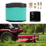 Air Filter Repair Kit Iron Rubber Spark Plug Fuel Filter Buckle Trimmer Accessories for Craftsman YT4000 Lawn Mower 792105 - Extra Image