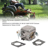 Chainsaw Carburetor Assembly with Gasket 503280401 Replacement for HUSQVARNA 181 288 281 288XP 281XP