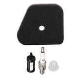 Air Filter Repair Kit Ceramic Cotton Spark Plug Fuel Filter Cap for STIHL KM130R String Trimmer - Side View