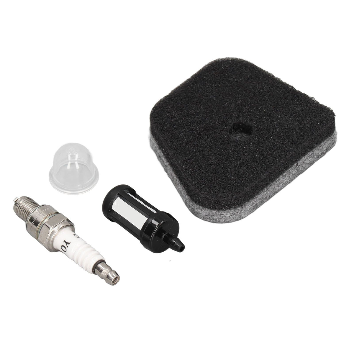 Air Filter Repair Kit Ceramic Cotton Spark Plug Fuel Filter Cap for STIHL KM130R String Trimmer