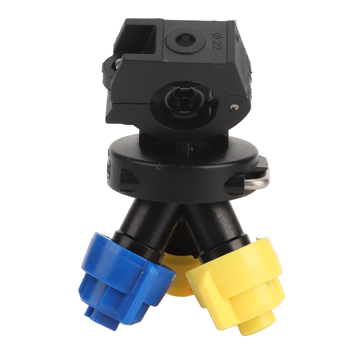 High Pressure Atomization Sprayer Nozzle 3 Heads Fan Shaped Agricultural Pesticide Mist Nozzle Drip Proof Tractor Nozzle