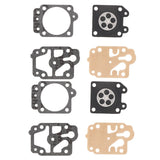 2Set Carburetor Diaphragm Repair Gasket Kits Carburetor Service Kit with Paper Pad and Gasket for Trimmer Lawn Mower - Top-Down View