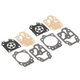 2Set Carburetor Diaphragm Repair Gasket Kits Carburetor Service Kit with Paper Pad and Gasket for Trimmer Lawn Mower
