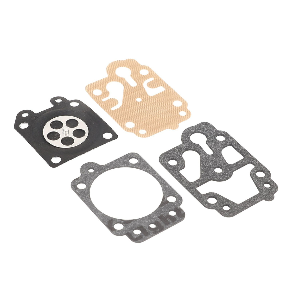 2Set Carburetor Diaphragm Repair Gasket Kits Carburetor Service Kit with Paper Pad and Gasket for Trimmer Lawn Mower