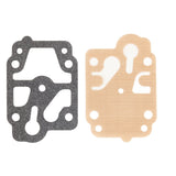 2Set Carburetor Diaphragm Repair Gasket Kits Carburetor Service Kit with Paper Pad and Gasket for Trimmer Lawn Mower