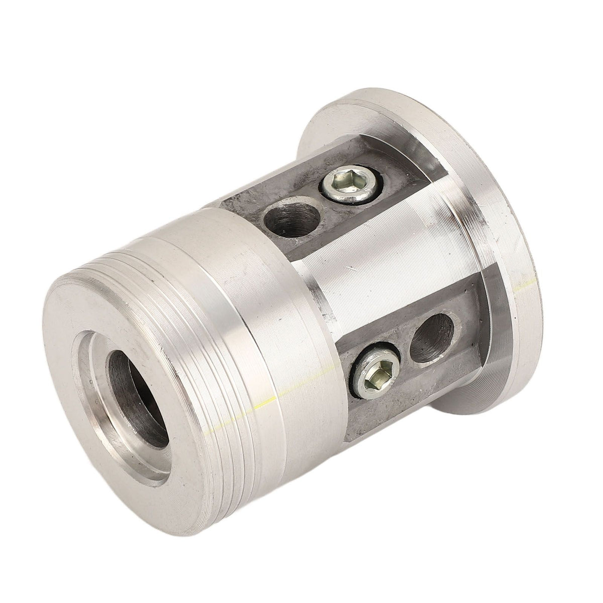 Aluminum Trimmer Head Replacement Universal Cylinder Type Lawnmower Weeding Head for Farming Gardening