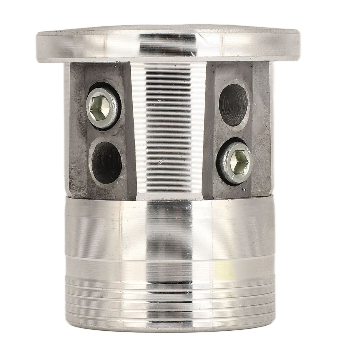 Aluminum Trimmer Head Replacement Universal Cylinder Type Lawnmower Weeding Head for Farming Gardening
