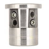 Aluminum Trimmer Head Replacement Universal Cylinder Type Lawnmower Weeding Head for Farming Gardening