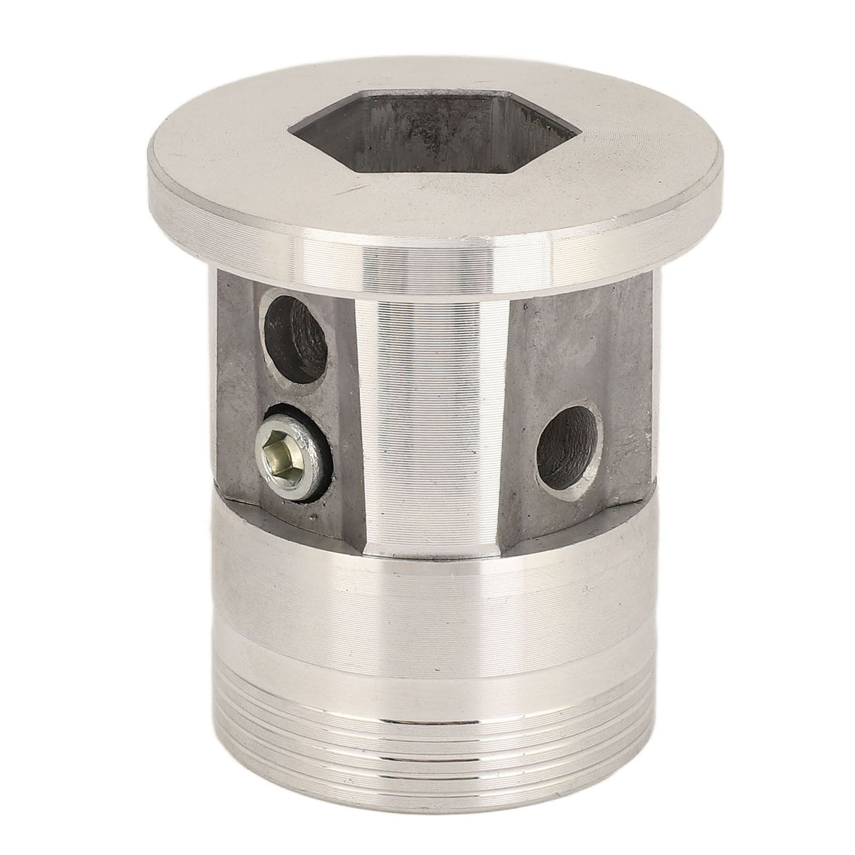 Aluminum Trimmer Head Replacement Universal Cylinder Type Lawnmower Weeding Head for Farming Gardening