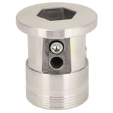 Aluminum Trimmer Head Replacement Universal Cylinder Type Lawnmower Weeding Head for Farming Gardening