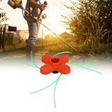 4 String Trimmer Head Replacement Grass Trimmer Head Garden Weeder Brush Cutter Accessories Female Thread M10x1.25mm
