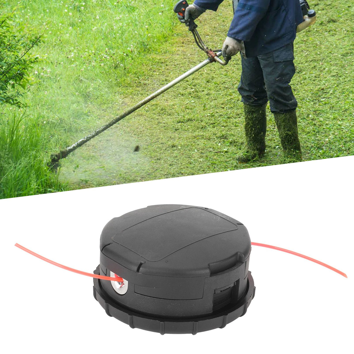 Mower Trimmer Head Plastic Internal Thread M10 X 1.25 Brush Cutter Accessories for Garden Agriculture