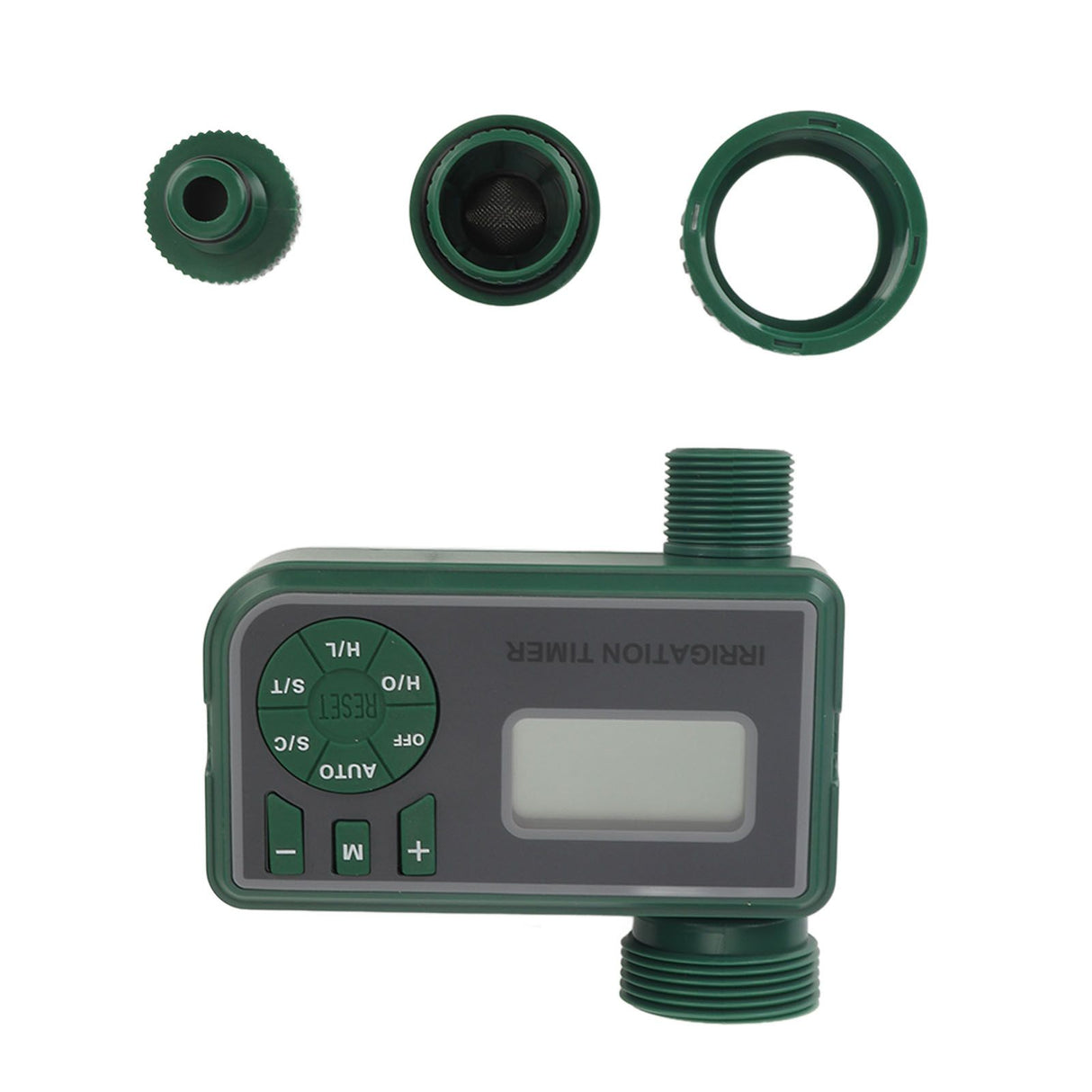 Sprinkler Timer Green Leak Proof G3/4 External Thread Water Outlet Watering Controller for Garden