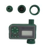 Sprinkler Timer Green Leak Proof G3/4 External Thread Water Outlet Watering Controller for Garden - Side View