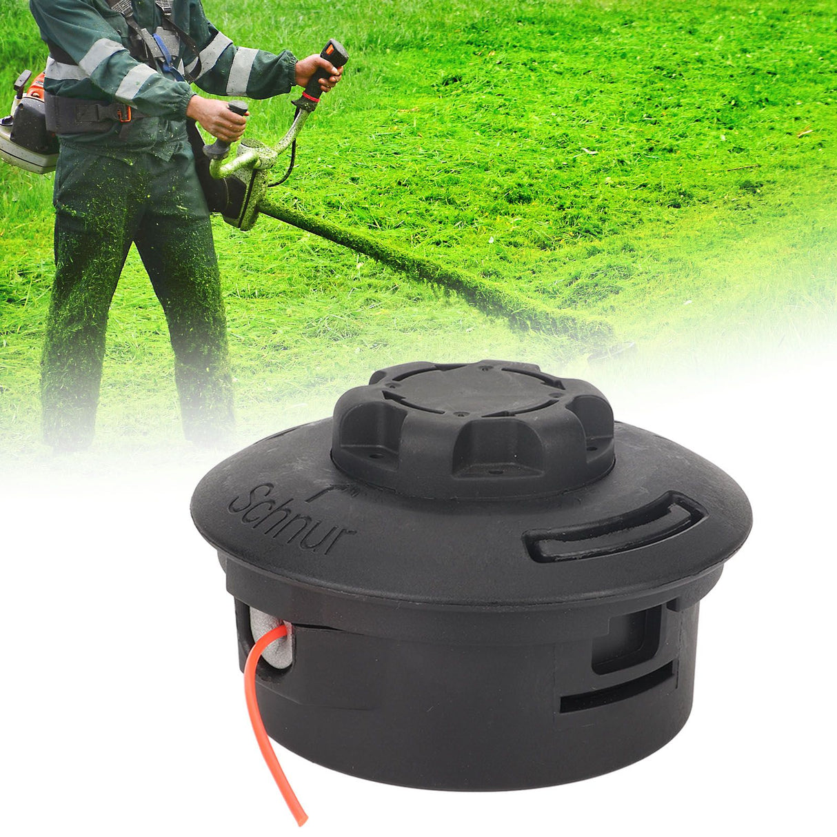Plastic Trimmer Head Replacement Lawn Mover Trimmer Head Garden Machinery Accessories Internal Thread M10x1.25
