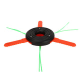 3 Leaf Plastic Blade Cutting Head Low Vibration Brush Cutter Weeding Head Replacement Internal Thread M10x1.25