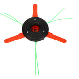 3 Leaf Plastic Blade Cutting Head Low Vibration Brush Cutter Weeding Head Replacement Internal Thread M10x1.25 - Rear View