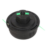Internal Thread 7mm Green String Trimmer Head Replacement Lawnmower Weeding Head for Farming Gardening