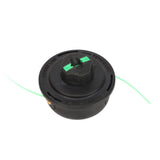 Internal Thread 7mm Green String Trimmer Head Replacement Lawnmower Weeding Head for Farming Gardening