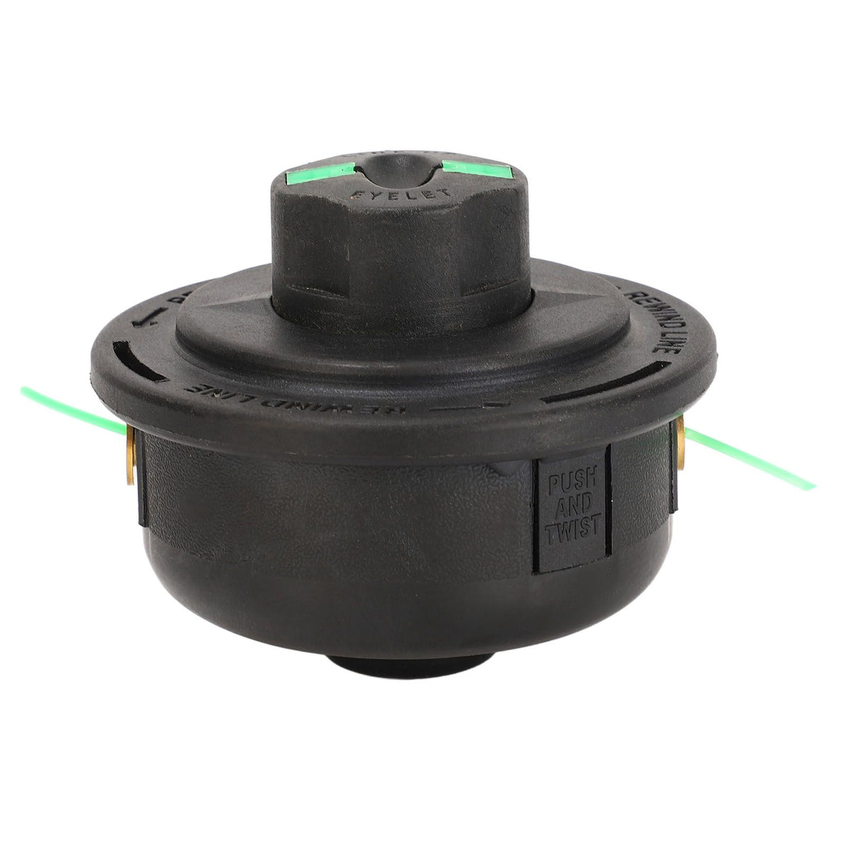 Internal Thread 7mm Green String Trimmer Head Replacement Lawnmower Weeding Head for Farming Gardening