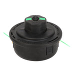 Internal Thread 7mm Green String Trimmer Head Replacement Lawnmower Weeding Head for Farming Gardening
