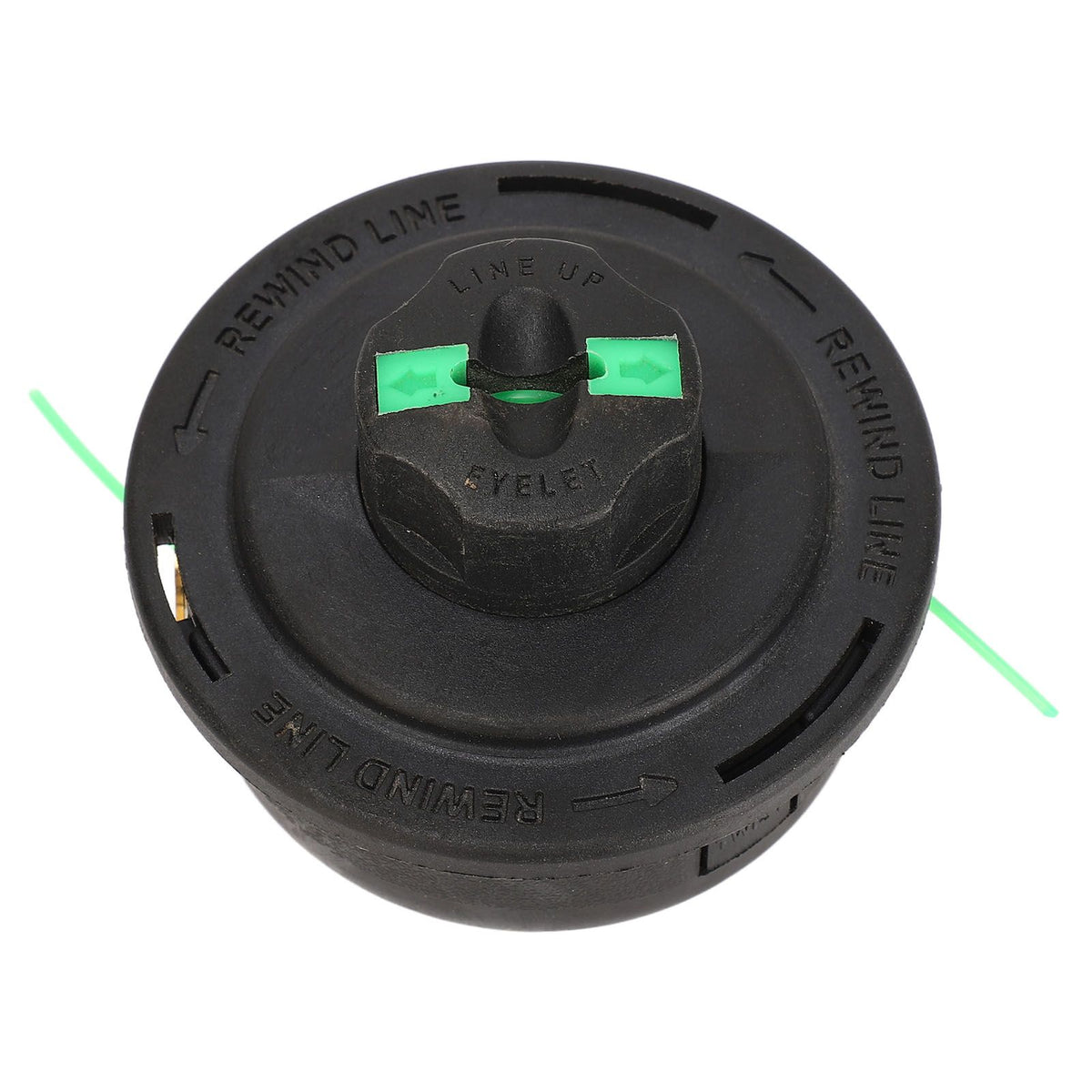 Internal Thread 7mm Green String Trimmer Head Replacement Lawnmower Weeding Head for Farming Gardening
