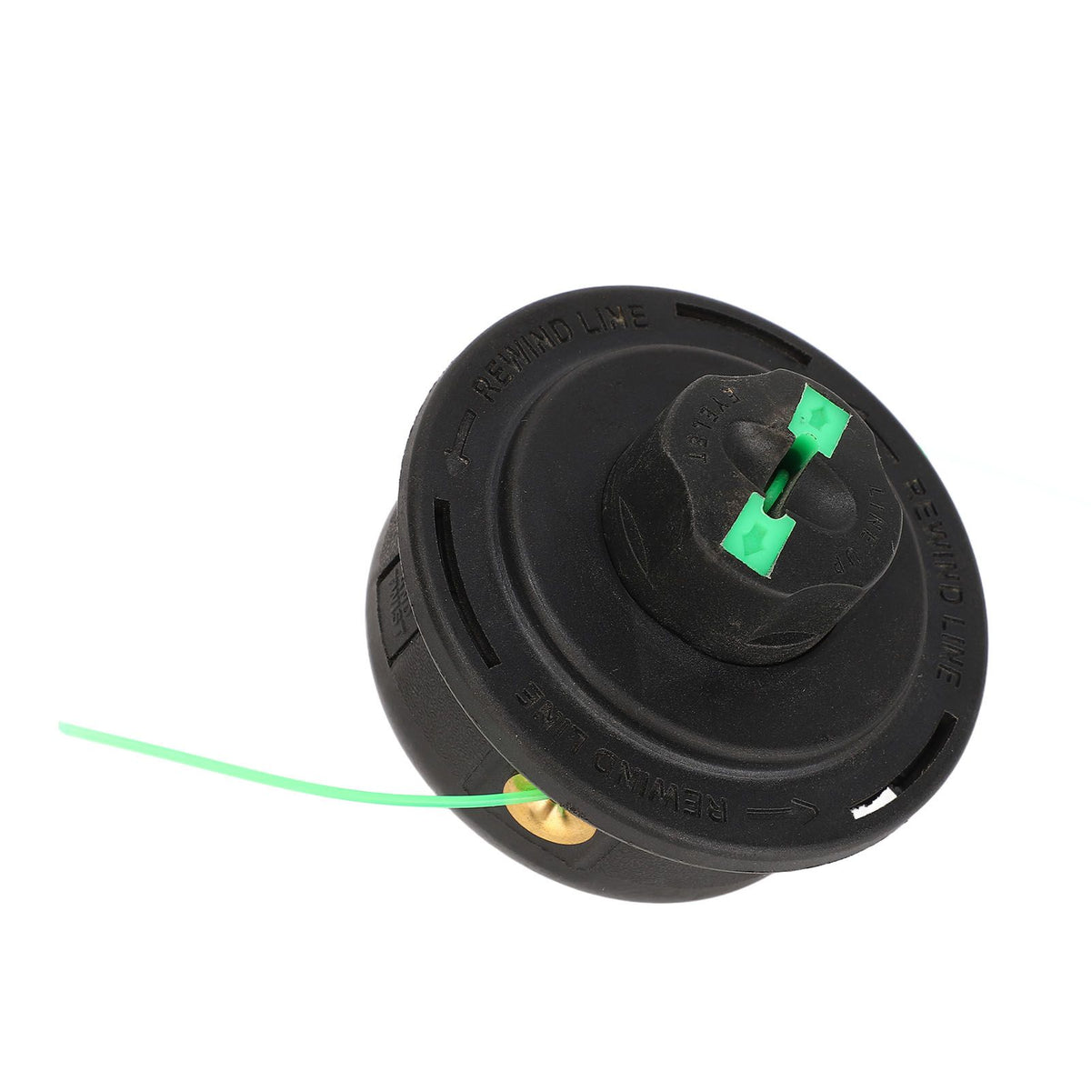 Internal Thread 7mm Green String Trimmer Head Replacement Lawnmower Weeding Head for Farming Gardening