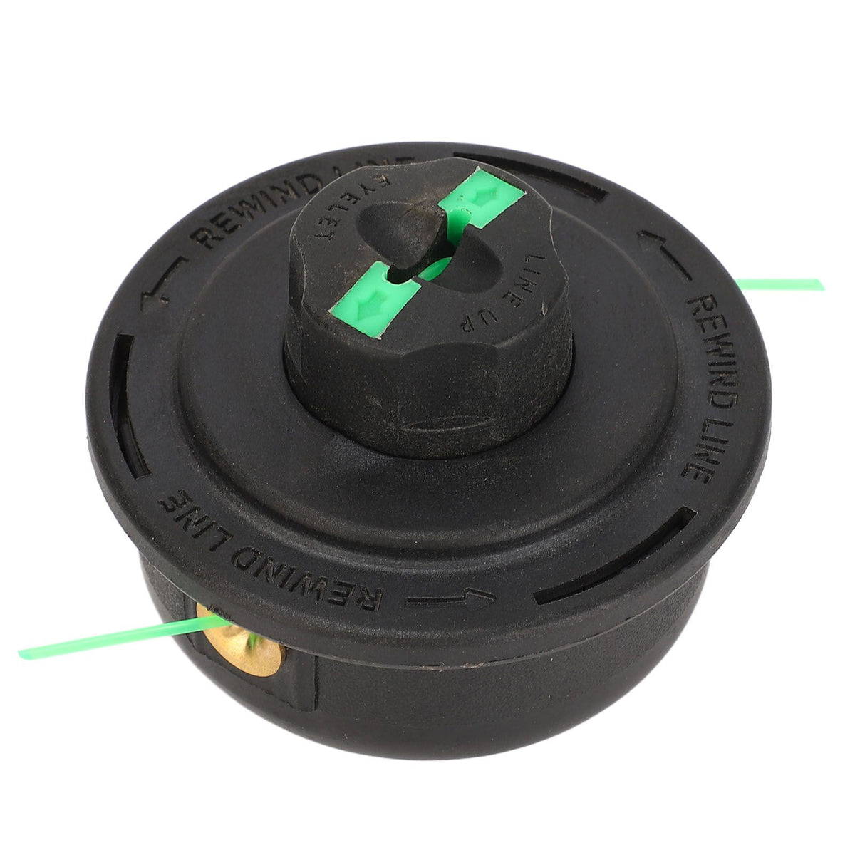 Internal Thread 7mm Green String Trimmer Head Replacement Lawnmower Weeding Head for Farming Gardening