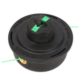 Internal Thread 7mm Green String Trimmer Head Replacement Lawnmower Weeding Head for Farming Gardening