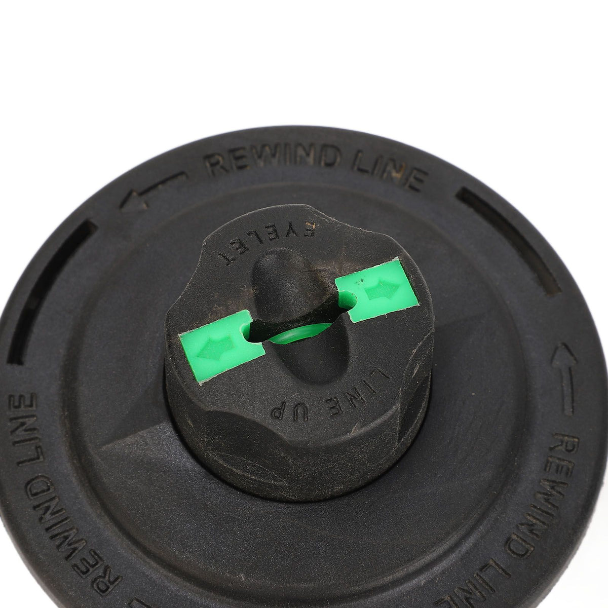 Internal Thread 7mm Green String Trimmer Head Replacement Lawnmower Weeding Head for Farming Gardening