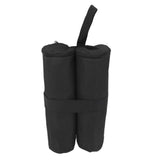 Tent Sand Bag Hook and Loop Design Tent Weight Bag Fixed Sandbags for Outdoor Tents Canopies Sun Umbrellas Black - Close-Up Angle