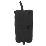 Tent Sand Bag Hook and Loop Design Tent Weight Bag Fixed Sandbags for Outdoor Tents Canopies Sun Umbrellas Black - Low Angle