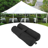 Tent Sand Bag Hook and Loop Design Tent Weight Bag Fixed Sandbags for Outdoor Tents Canopies Sun Umbrellas Black - Extra Image
