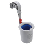 Pool Surface Skimmer Plastic Gray Wall Mounted Automatic Cleaner Filter Debris Collector for Swimming Pool