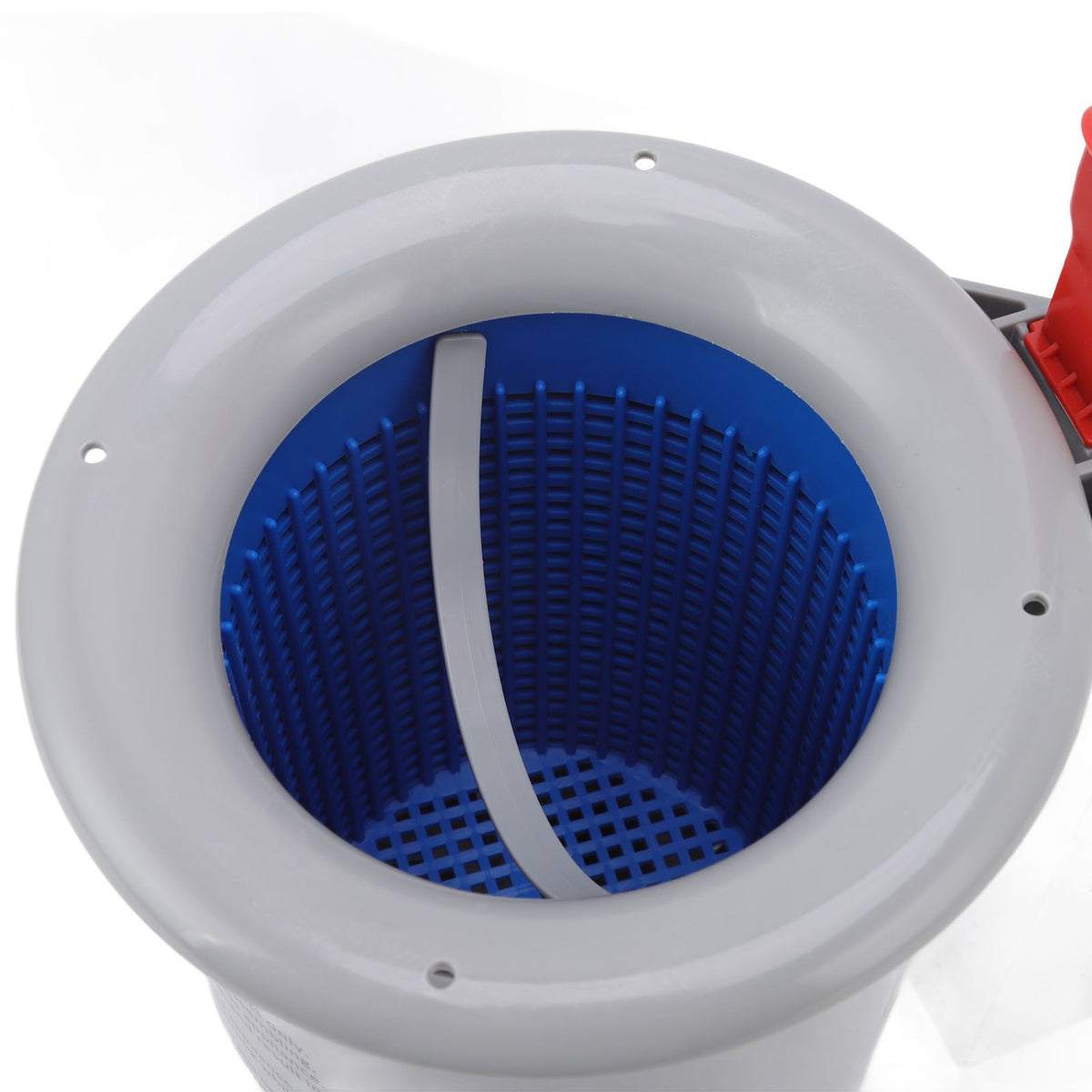 Pool Surface Skimmer Plastic Gray Wall Mounted Automatic Cleaner Filter Debris Collector for Swimming Pool
