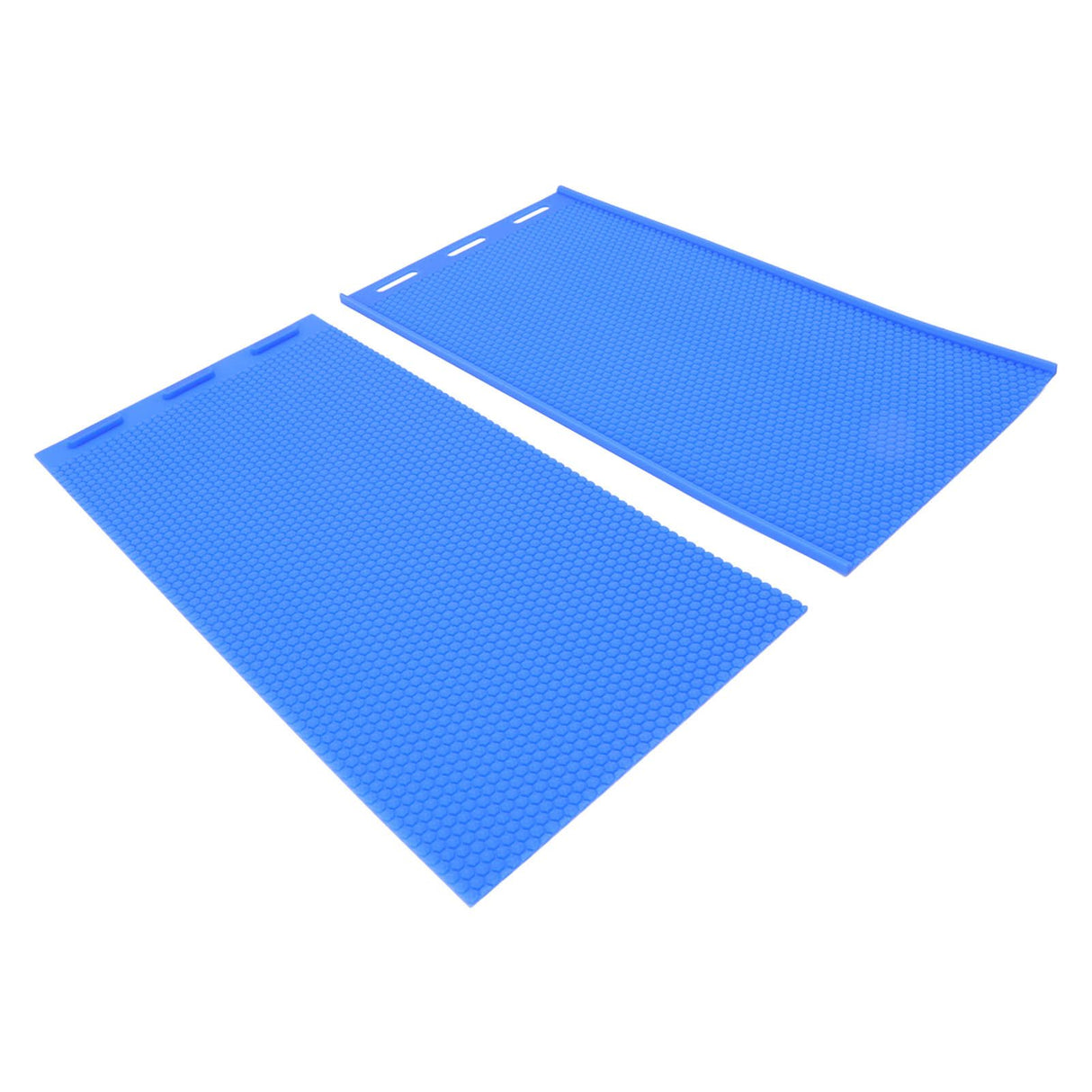 2Pcs Silicone Beeswax Sheet DIY Mold Soft Press Sheet Mould Tools Beeswax Embosser Machine for Beekeeping