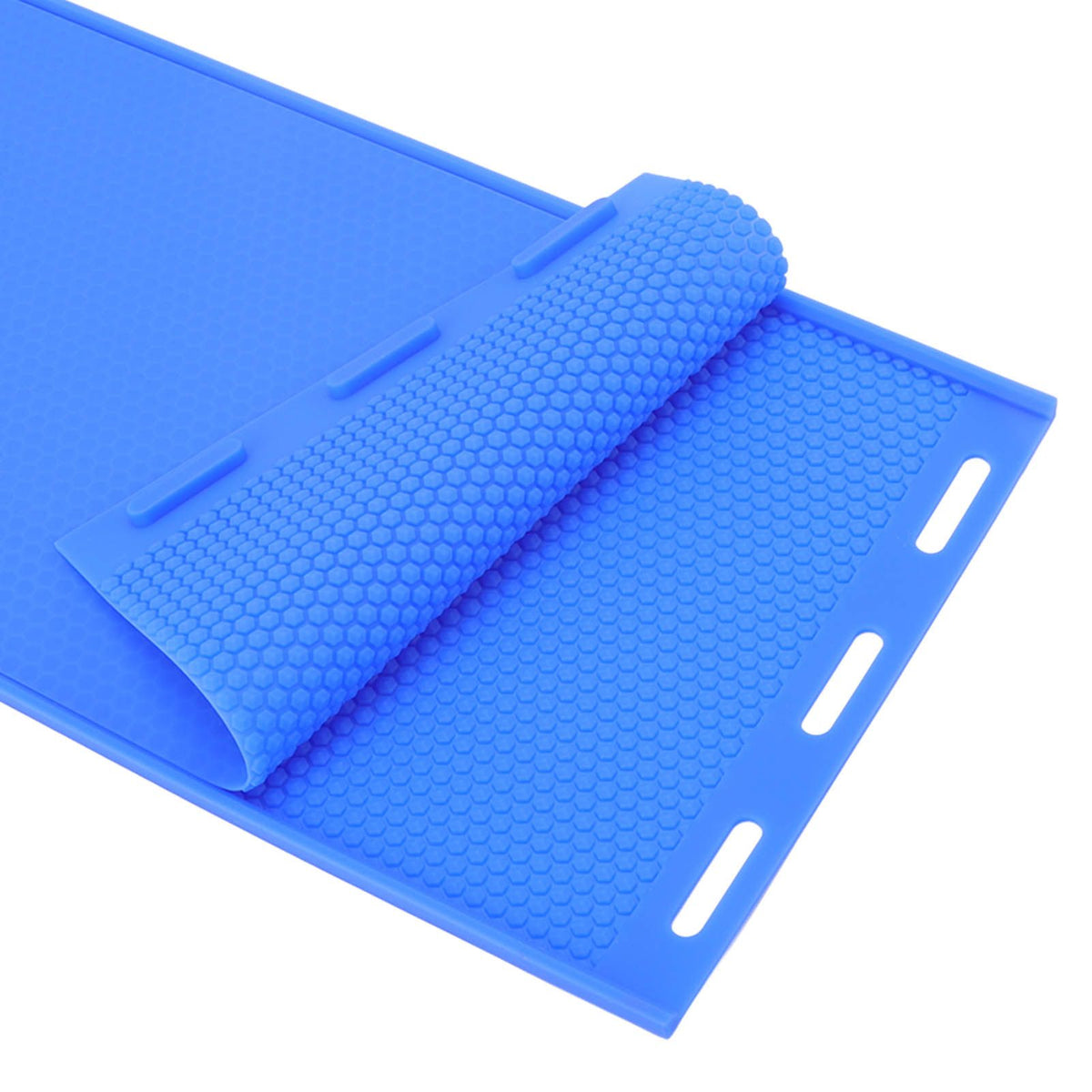 2Pcs Silicone Beeswax Sheet DIY Mold Soft Press Sheet Mould Tools Beeswax Embosser Machine for Beekeeping